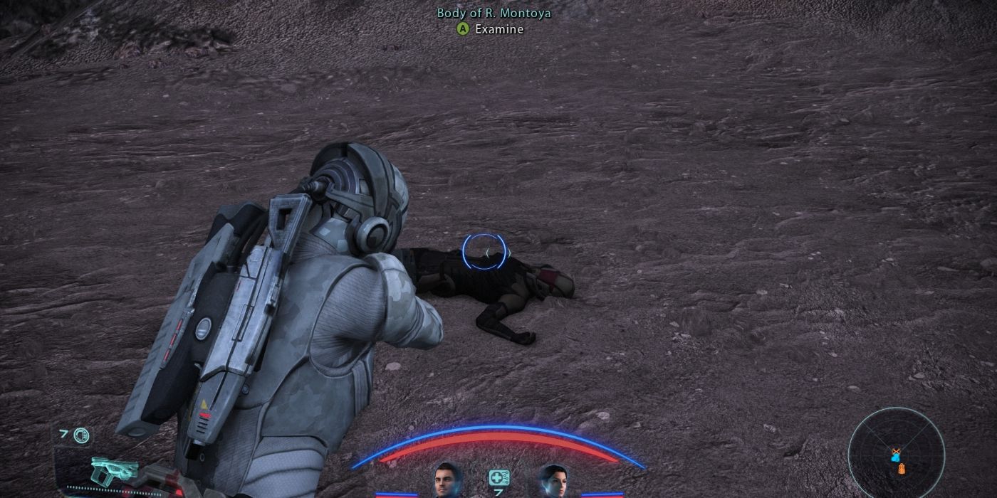 Mass Effect Screenshot Of R. Montoya Body