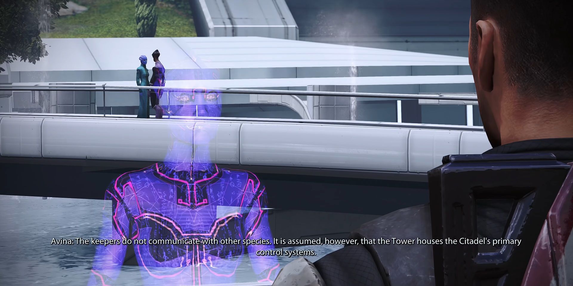 Mass Effect Legendary Edition - The Virtual Intelligence does not know much about Keepers