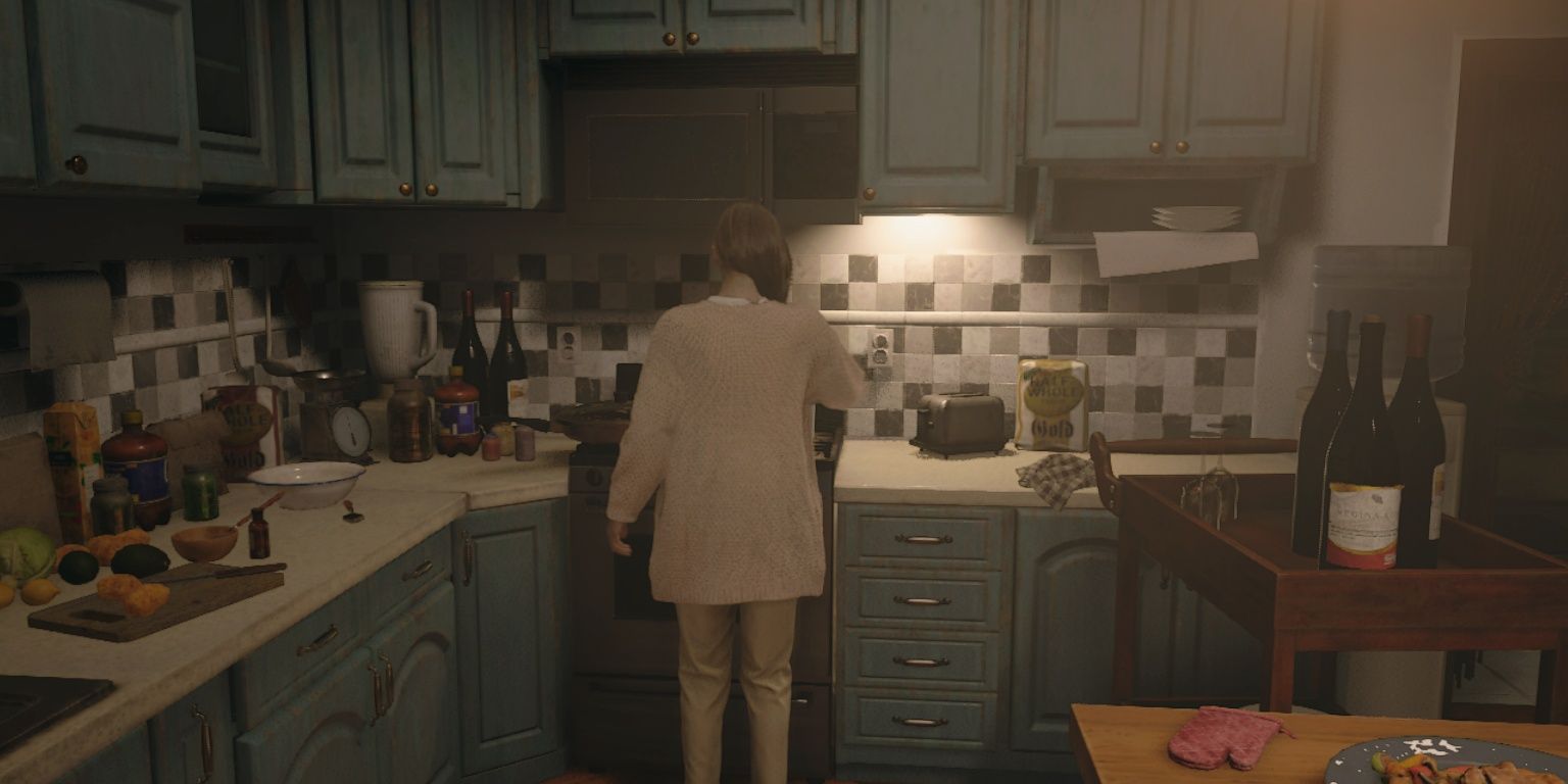 RE Village Mia Winters In Kitchen