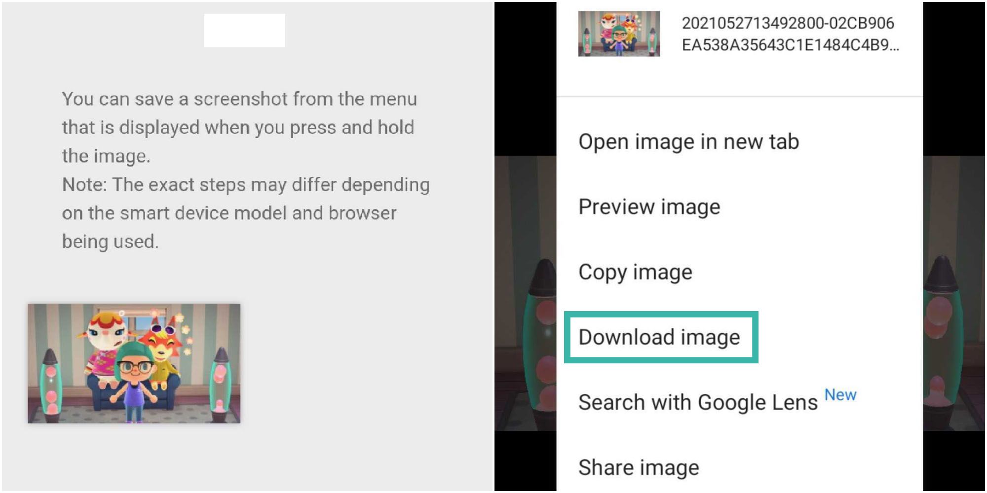 Nintendo Switch Transfer Image To Smart Device Image Completion Download Screen
