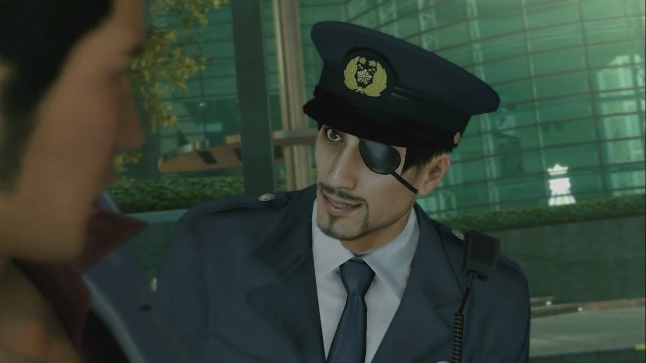 Officer Majima in Yakuza Kiwami
