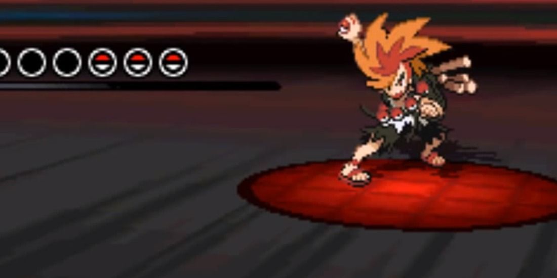 Facing Benga in Pokemon Black 2 at the top of Black Tower