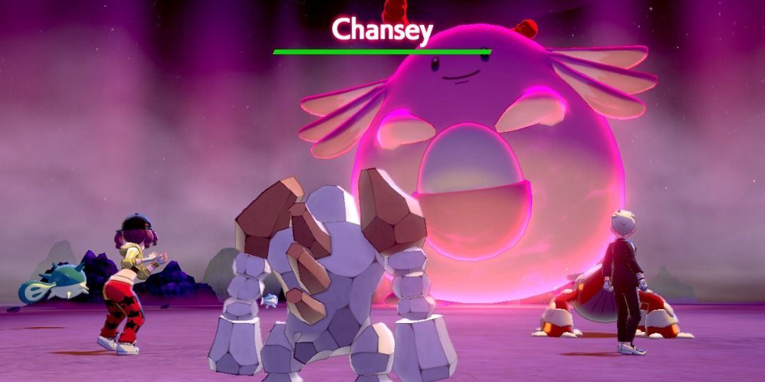 Pokemon-Sword-Shield-Chansey-Max-Raid-Battle-Regirock-Quilfish-Heatran