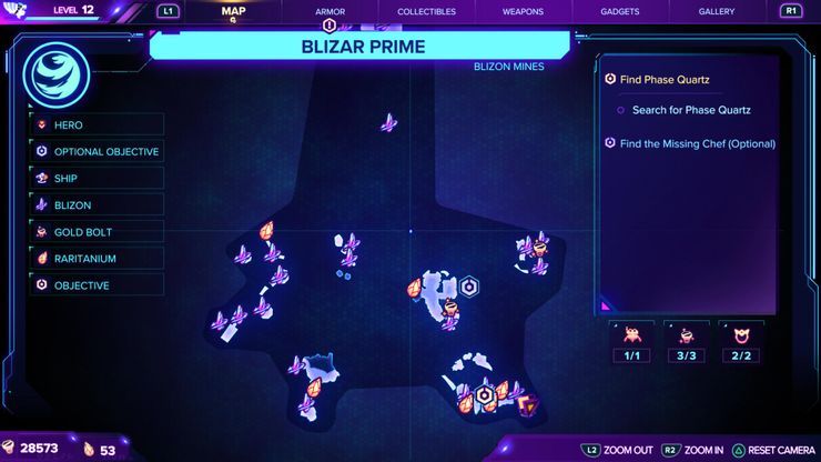 Blizar Prime map destroyed dimension Ratchet and Clank Rift Apart