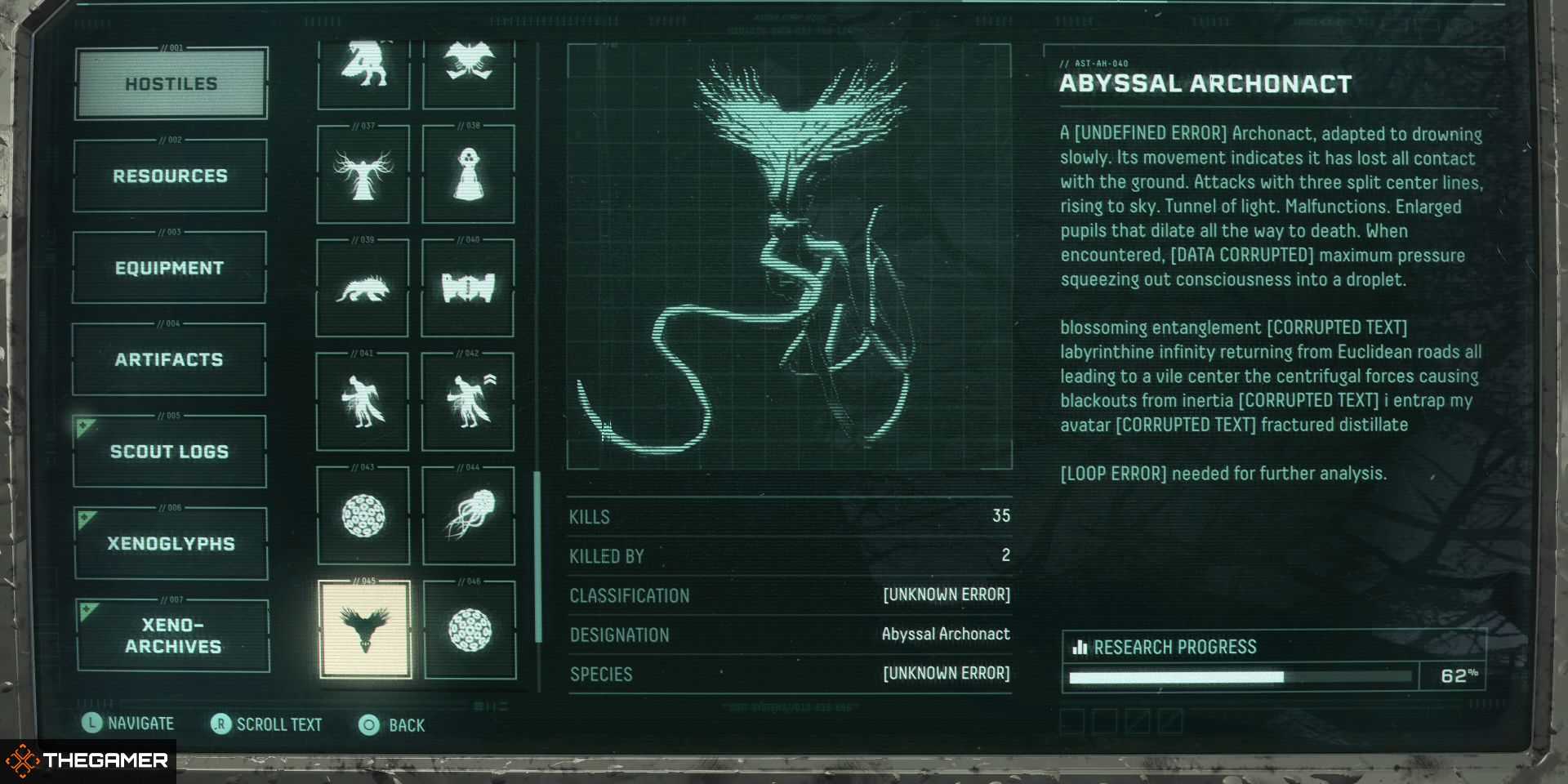 Returnal Abyssal Archonact Enemy