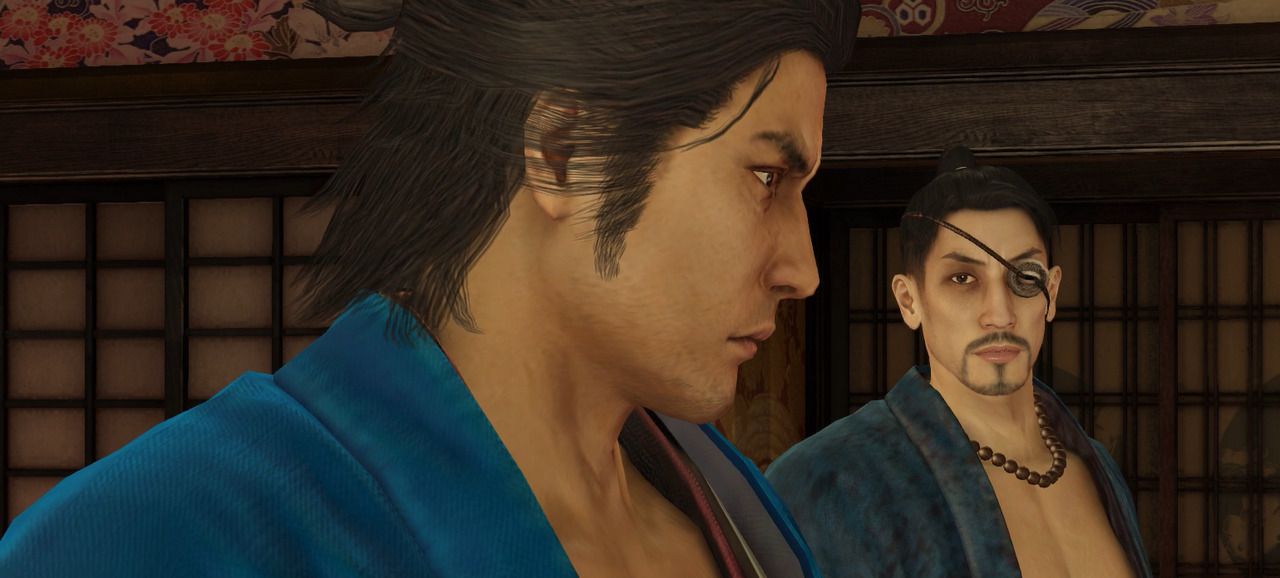 Sakamoto and Hirayama in Ryu ga Gotoku Ishin