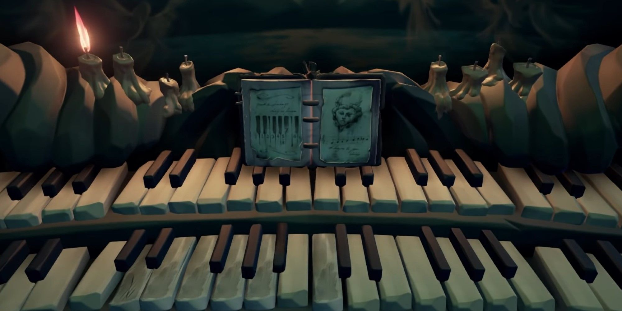 Sea of Thieves play the organ in Dark Brethren Tall Tale