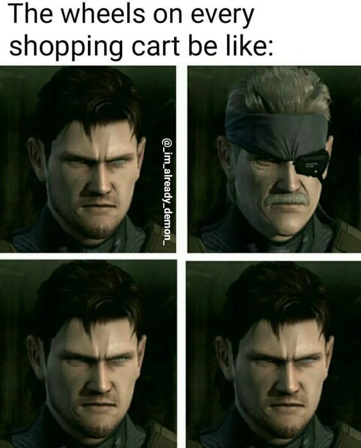 Shopping cart meme