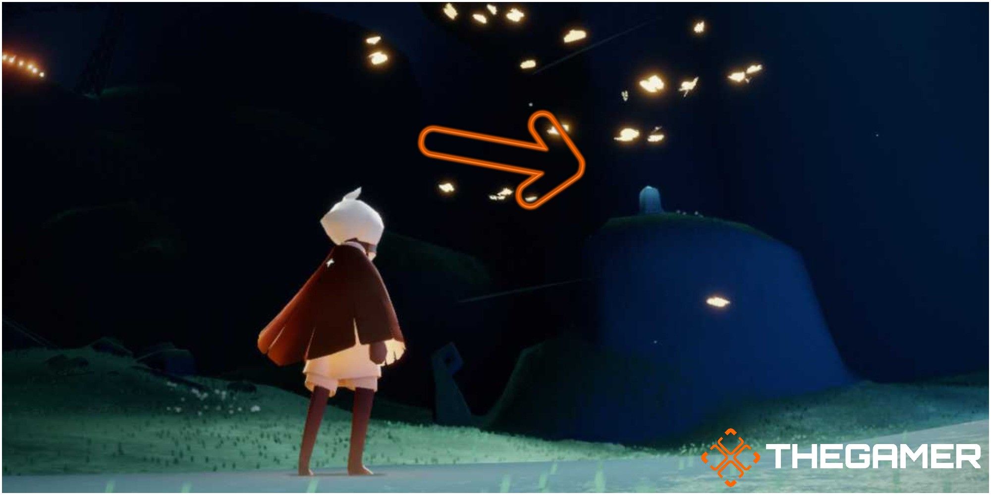 Sky Children Of The Light Winged Light Location 5 Torch On Ledge Puzzle Inside Cave