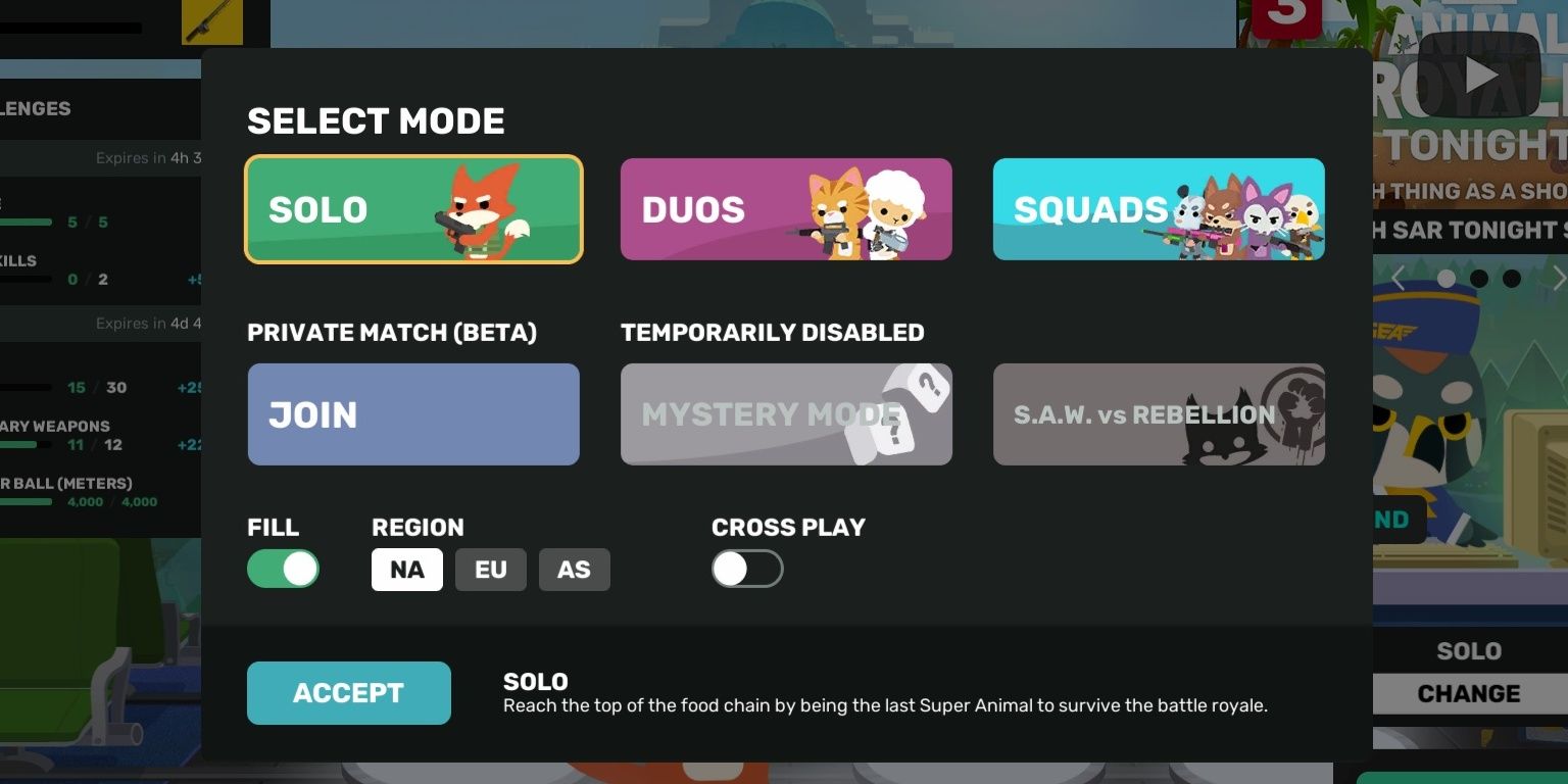 Super Animal Royale Game Modes