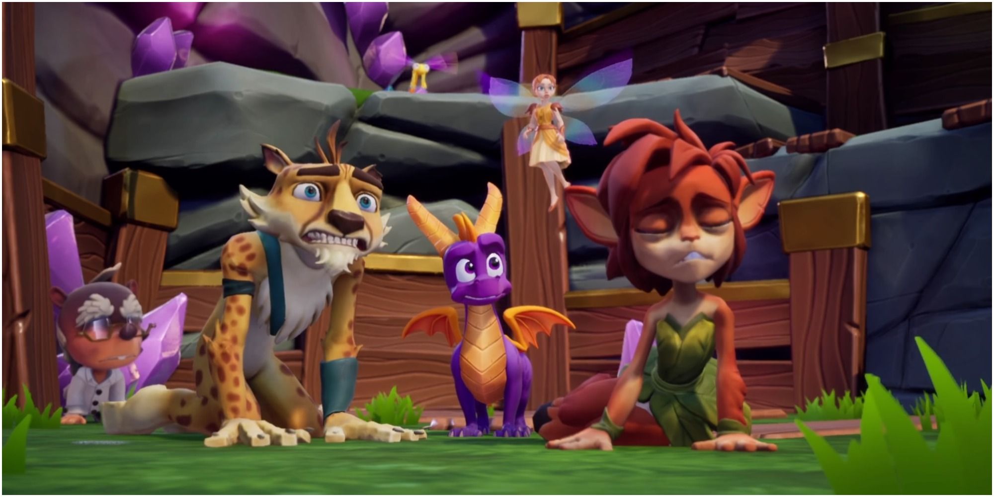 Spyro Reignited Trilogy Ripto's Rage Elora Hunter Spyro Fairy Professor