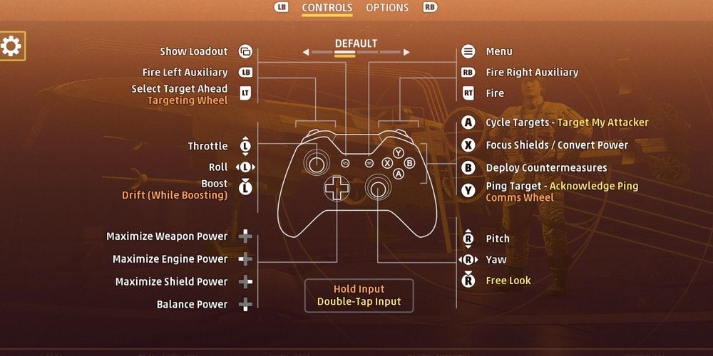 Star Wars Squadrons Control Screen In The Menus
