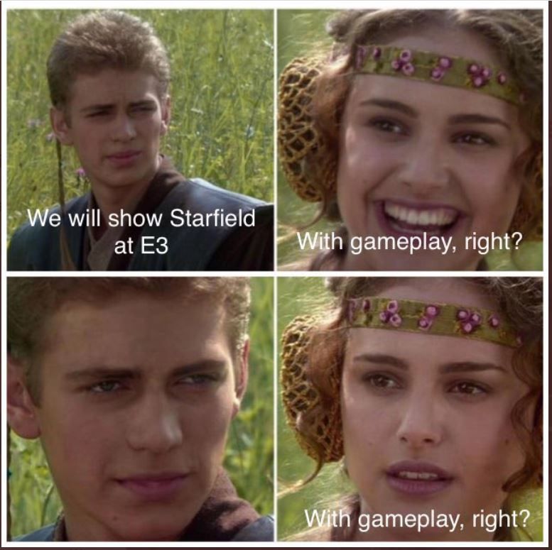 Starfield Gameplay Meme
