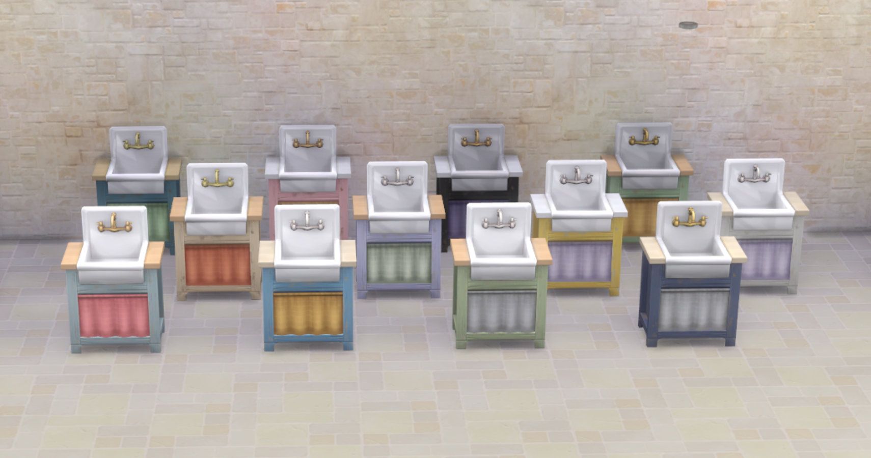TS4 Rustic kitchen sinks
