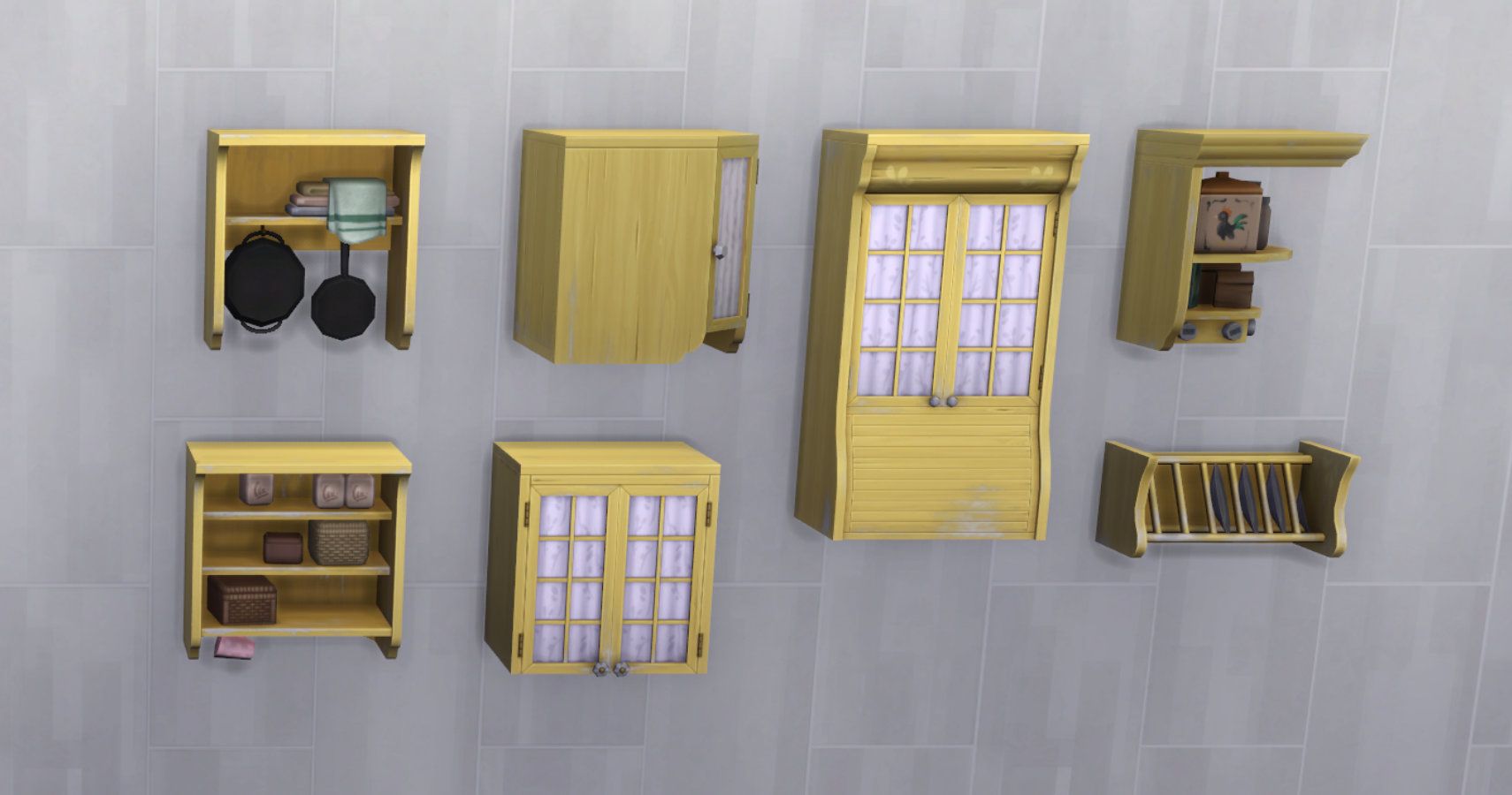TS4 close up wall units