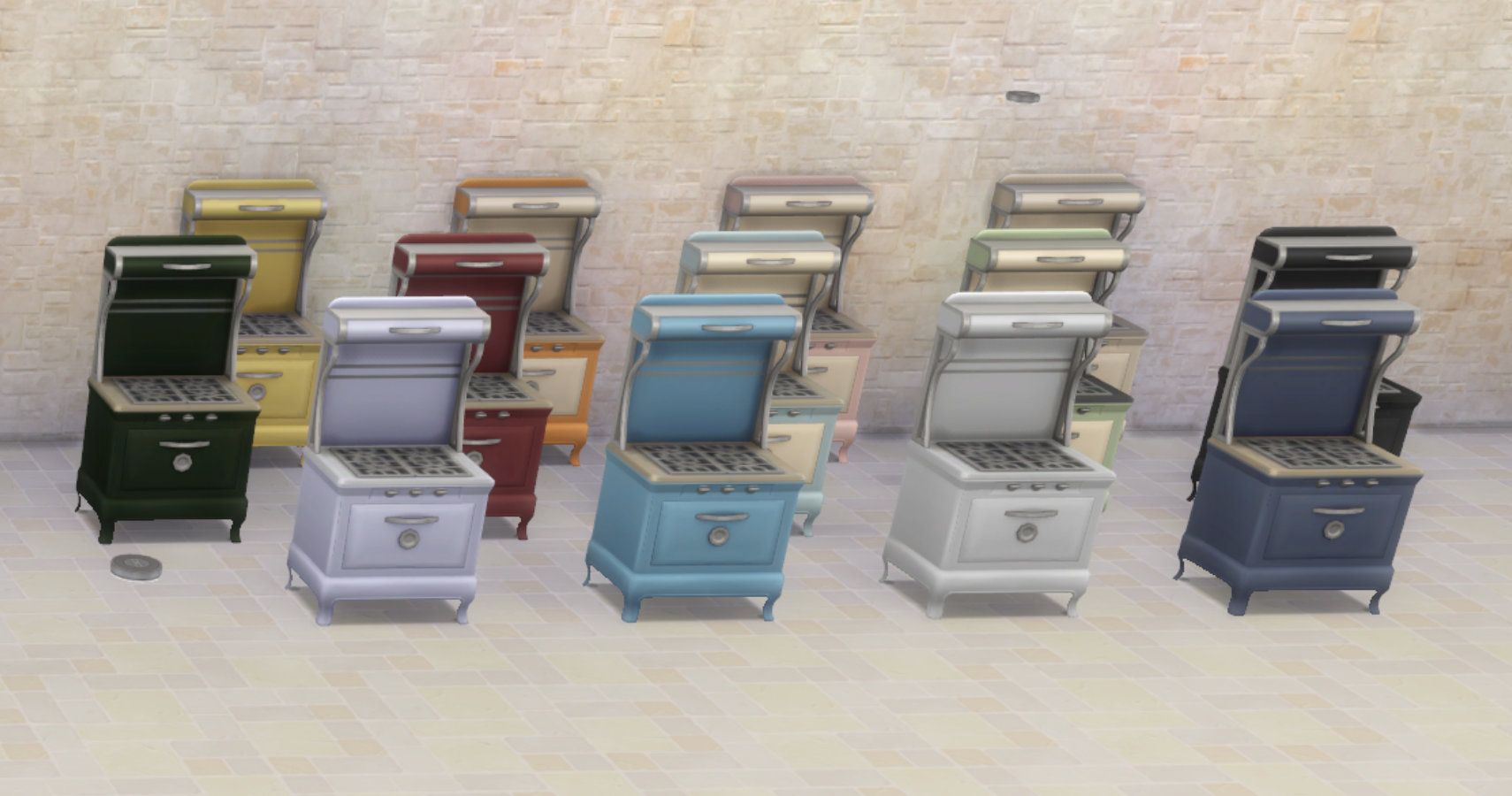 TS4 rustic kitchen stoves
