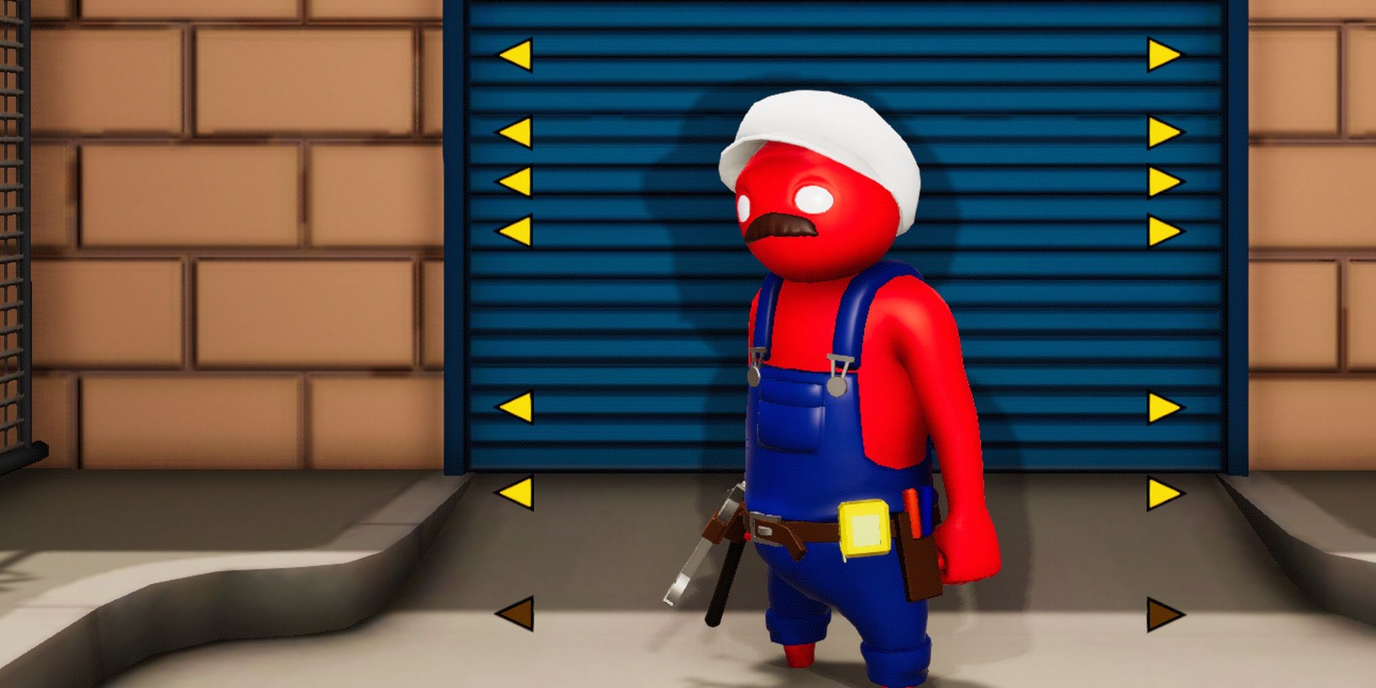 Gang Beasts: Player Created Outfit That's Similar To Super Mario