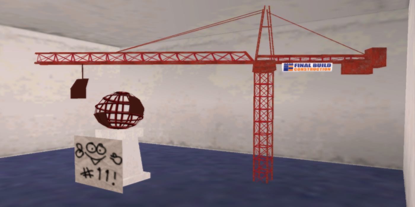 The Easter egg under contruction