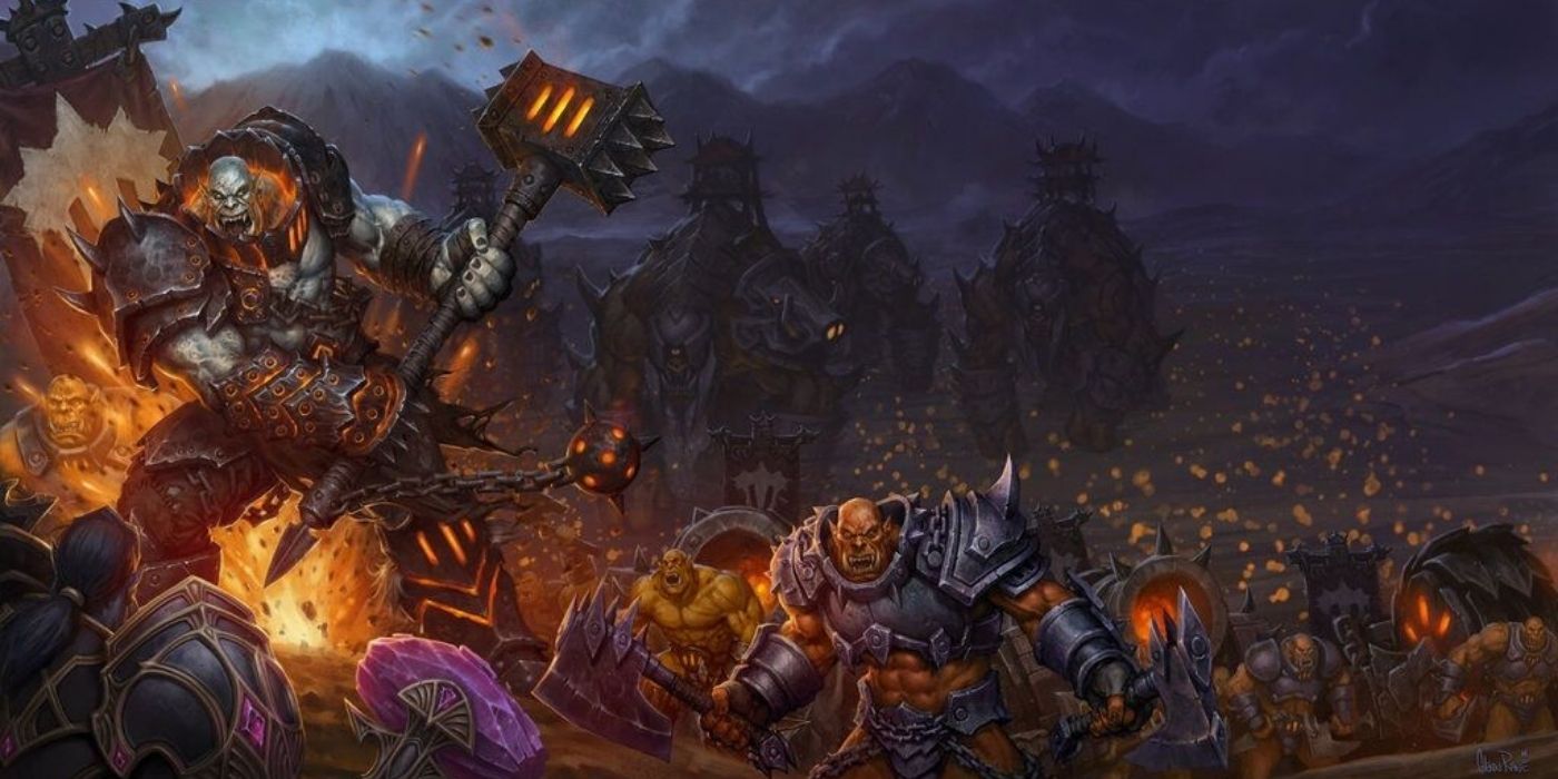 World of Warcraft Promotional art of the Iron Horde army