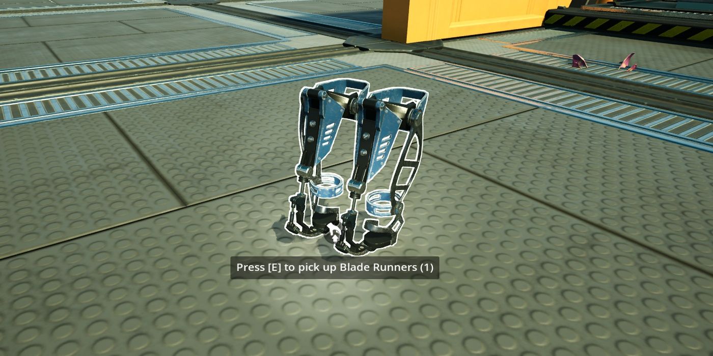 Satisfactory: Blade Runner Item Model Dropped On Foundation