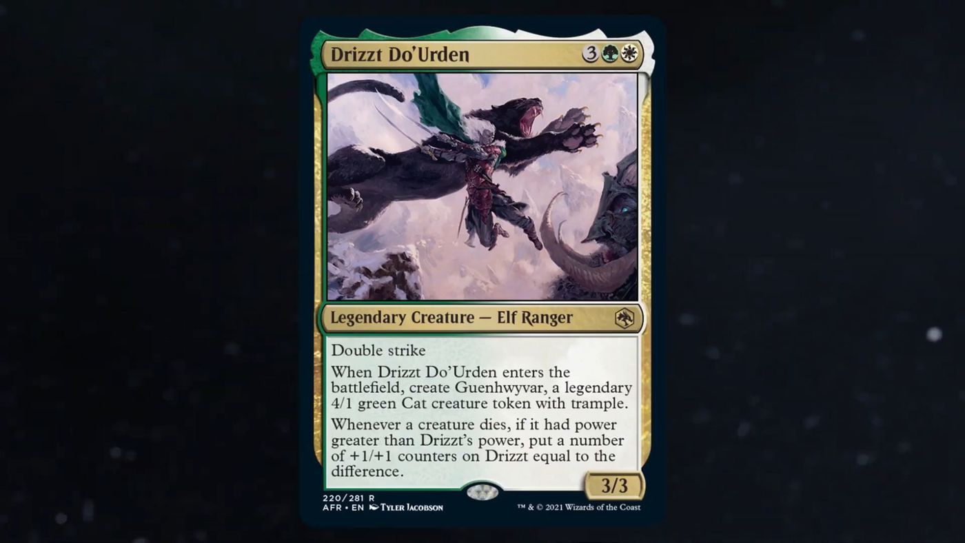 drizzt do urden mtg card