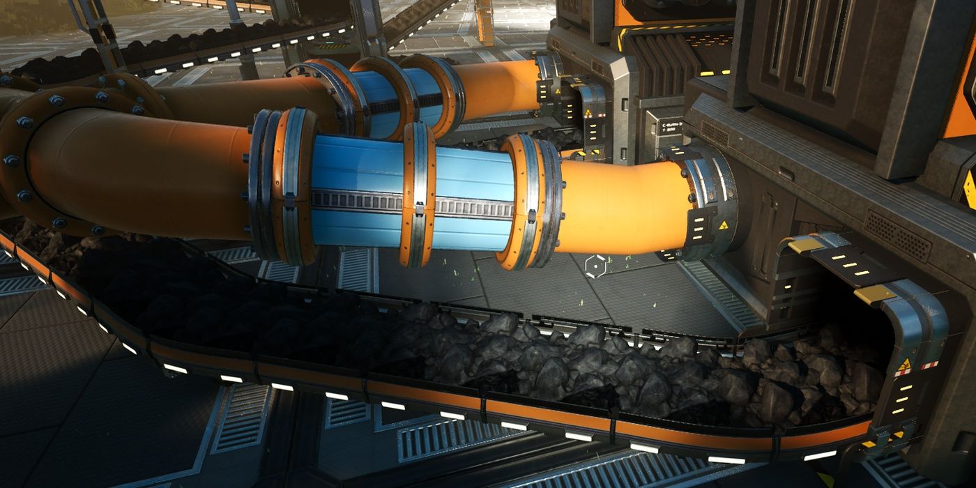 Satisfactory: Fluid And Coal Inputs For Coal Generator