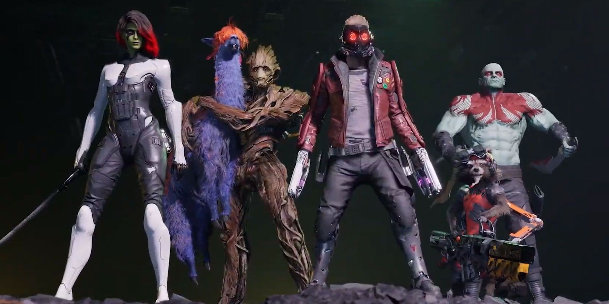 A screenshot showing the Guardians of the Galaxy