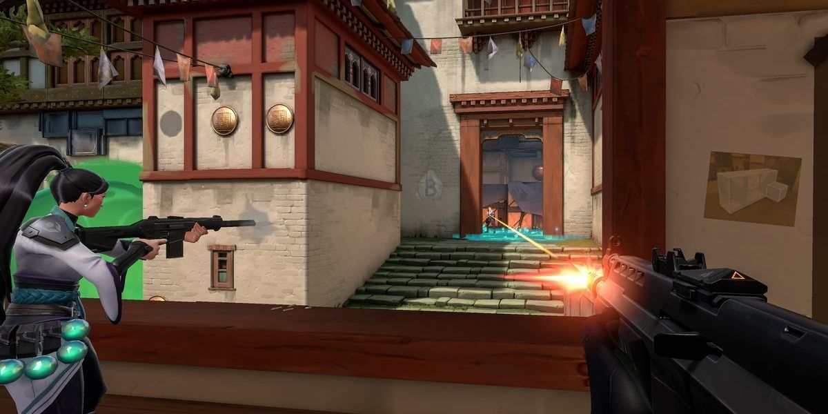 Haven shooting toward site B