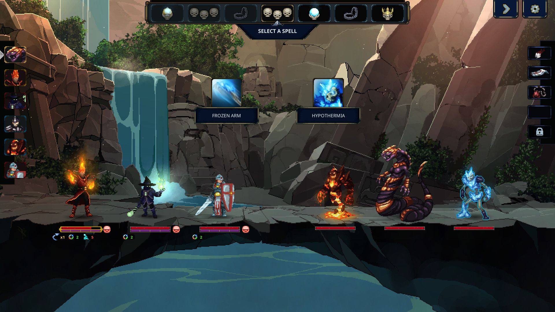 Legend of Keepers: Career of a Dungeon Master combat