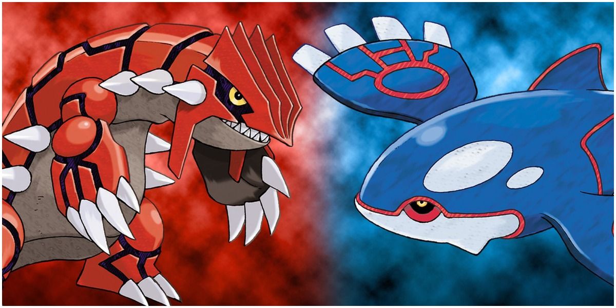 Groundon and Kyogre.