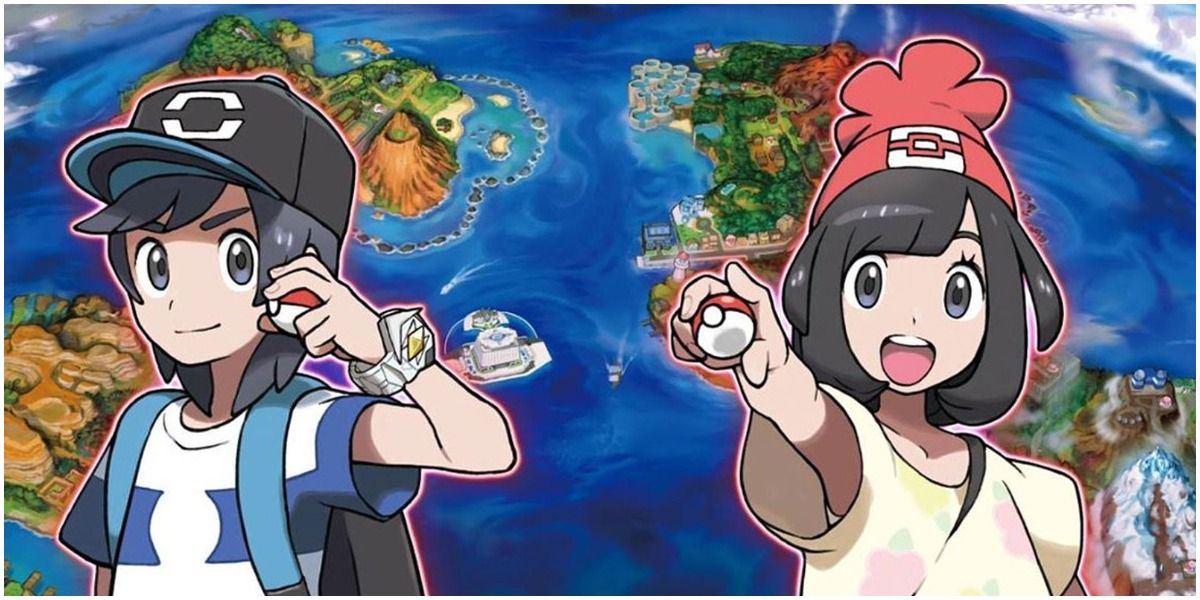 Sun and Moon protagonists.