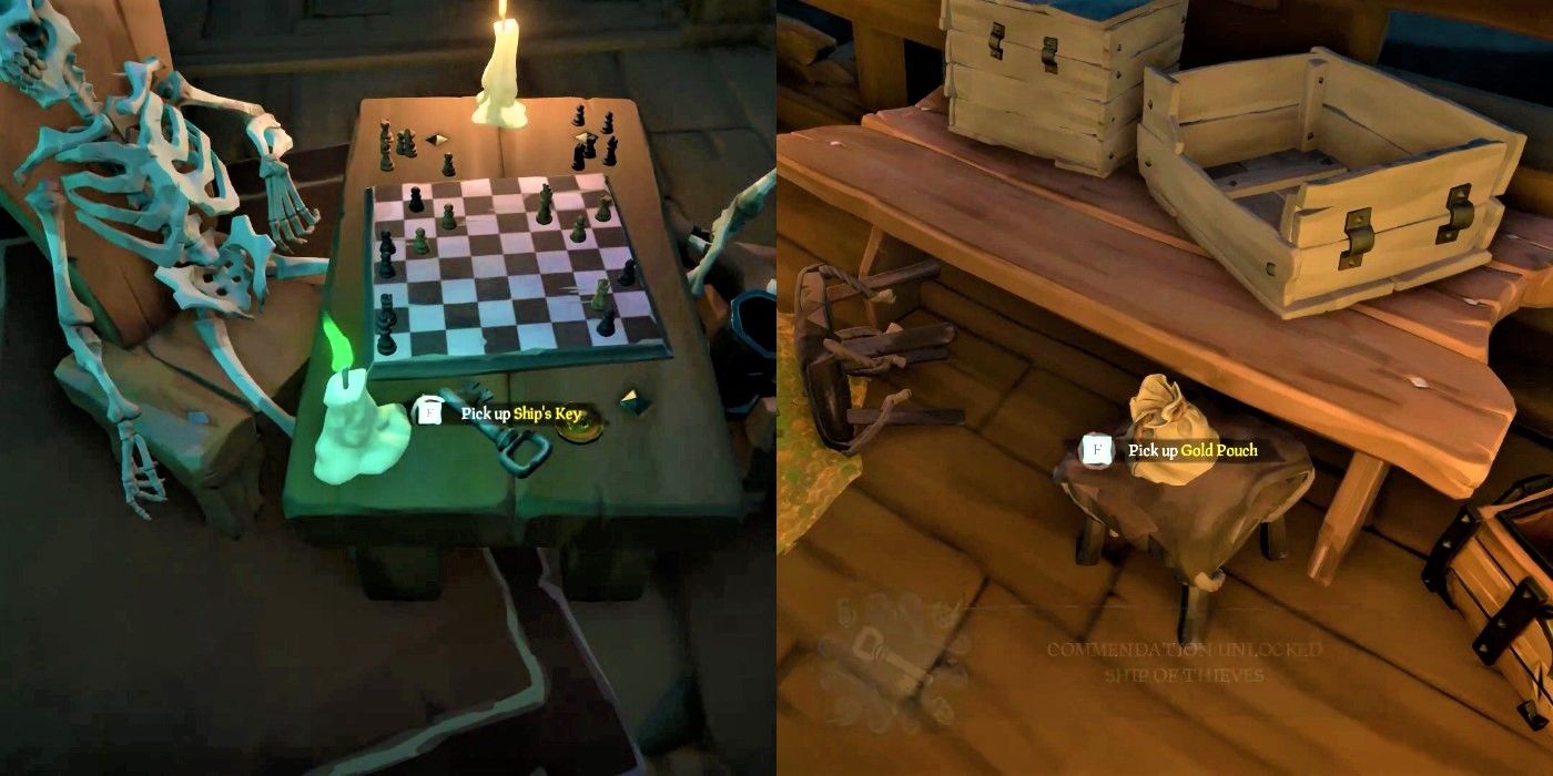 Ship's Key and gold in Sea of Thieves