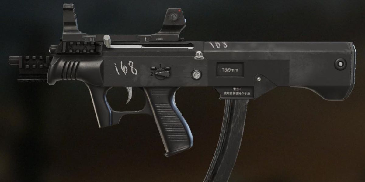siege, t5 smg weapon with dark background