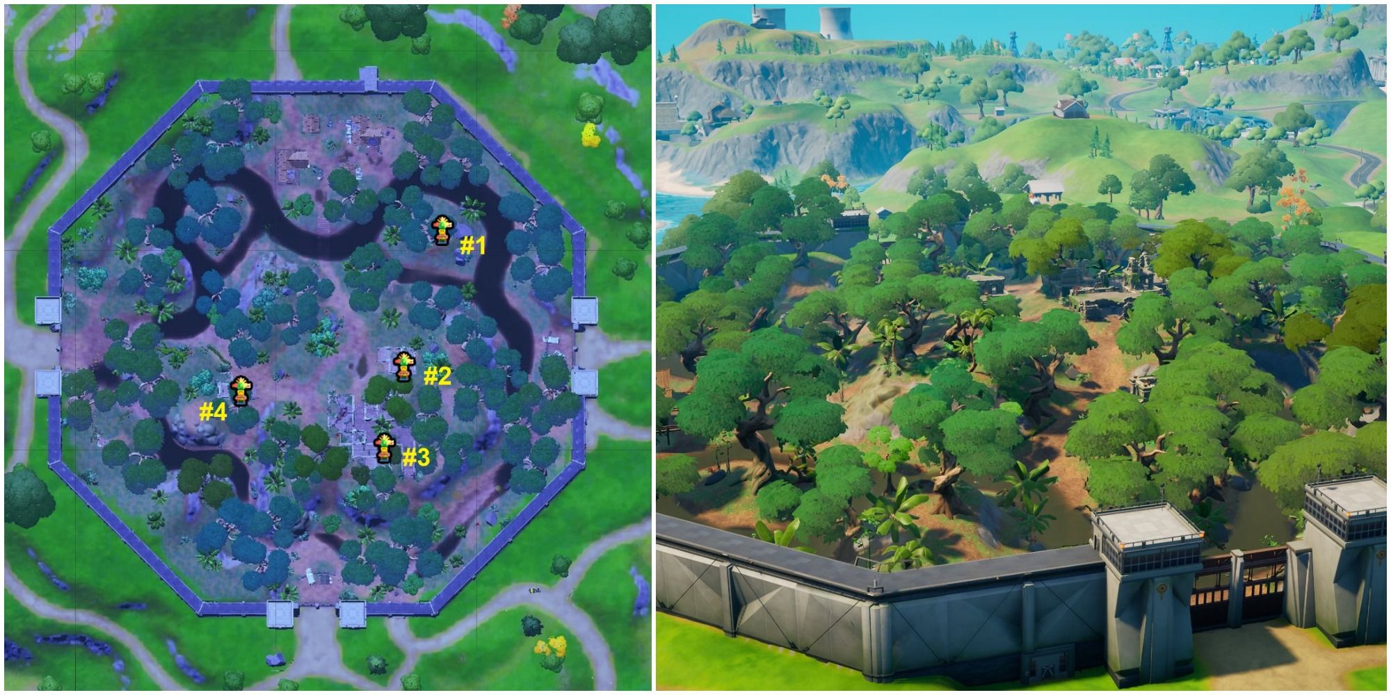 fortnite stealthy stronghold artifact locations