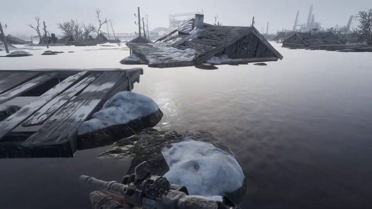 sunken volga village in metro exodus