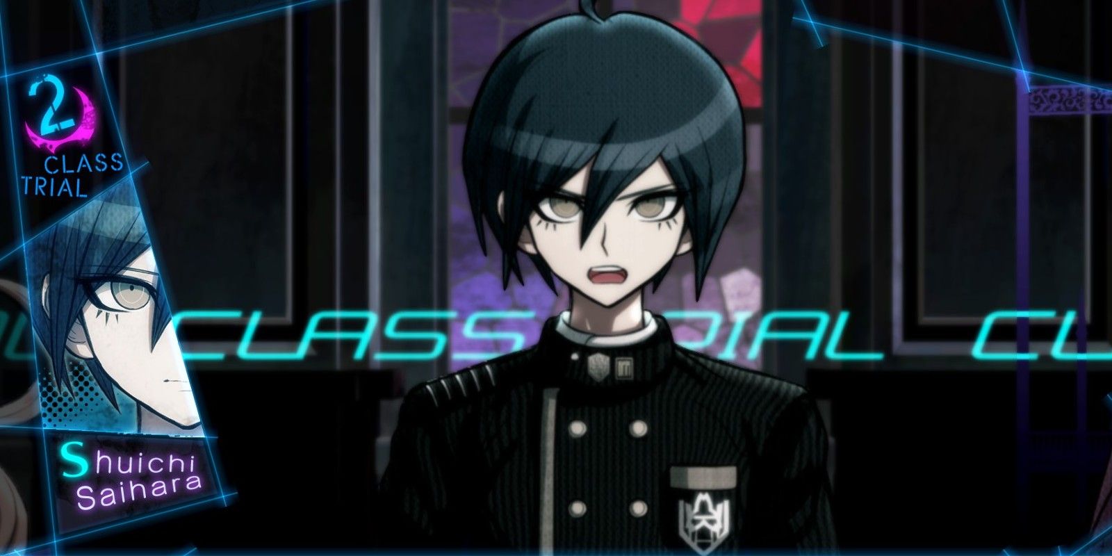 Shuichi in trial. 