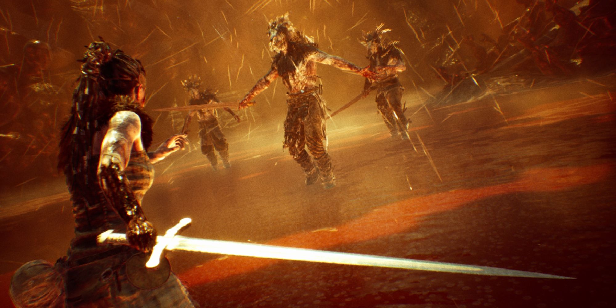 Senua Stares Down Three Foes In Hellblade: Senua’s Sacrifice