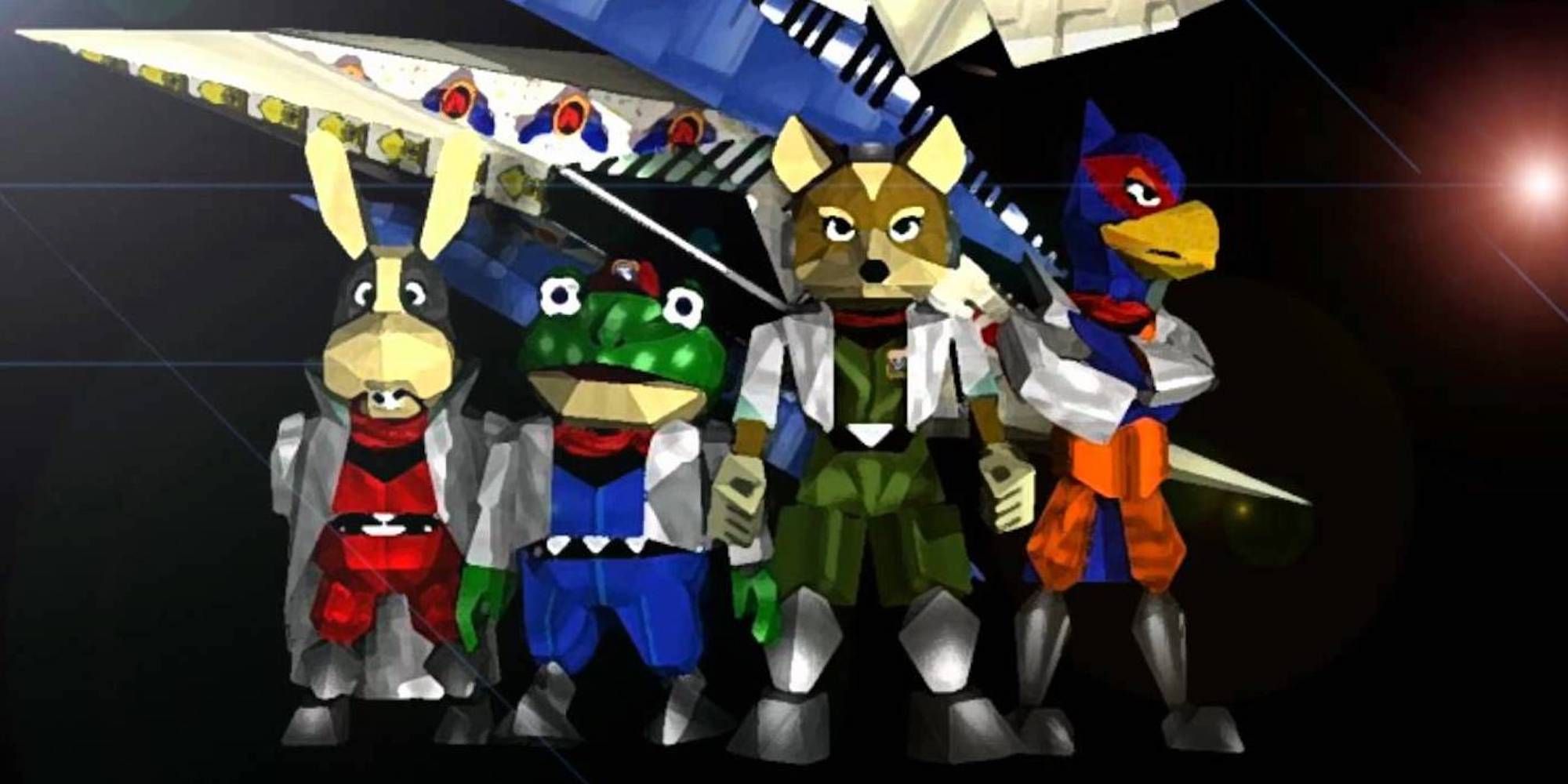 Promo art featuring characters from Star Fox 64