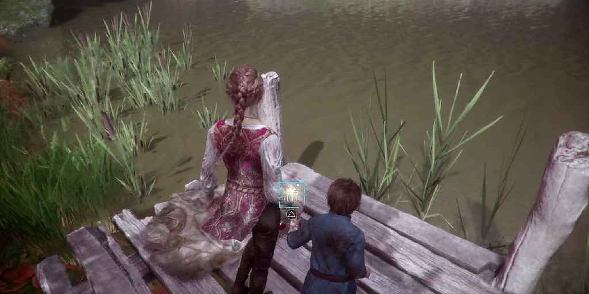 Amulet and Talismans gift located on a wooden dock