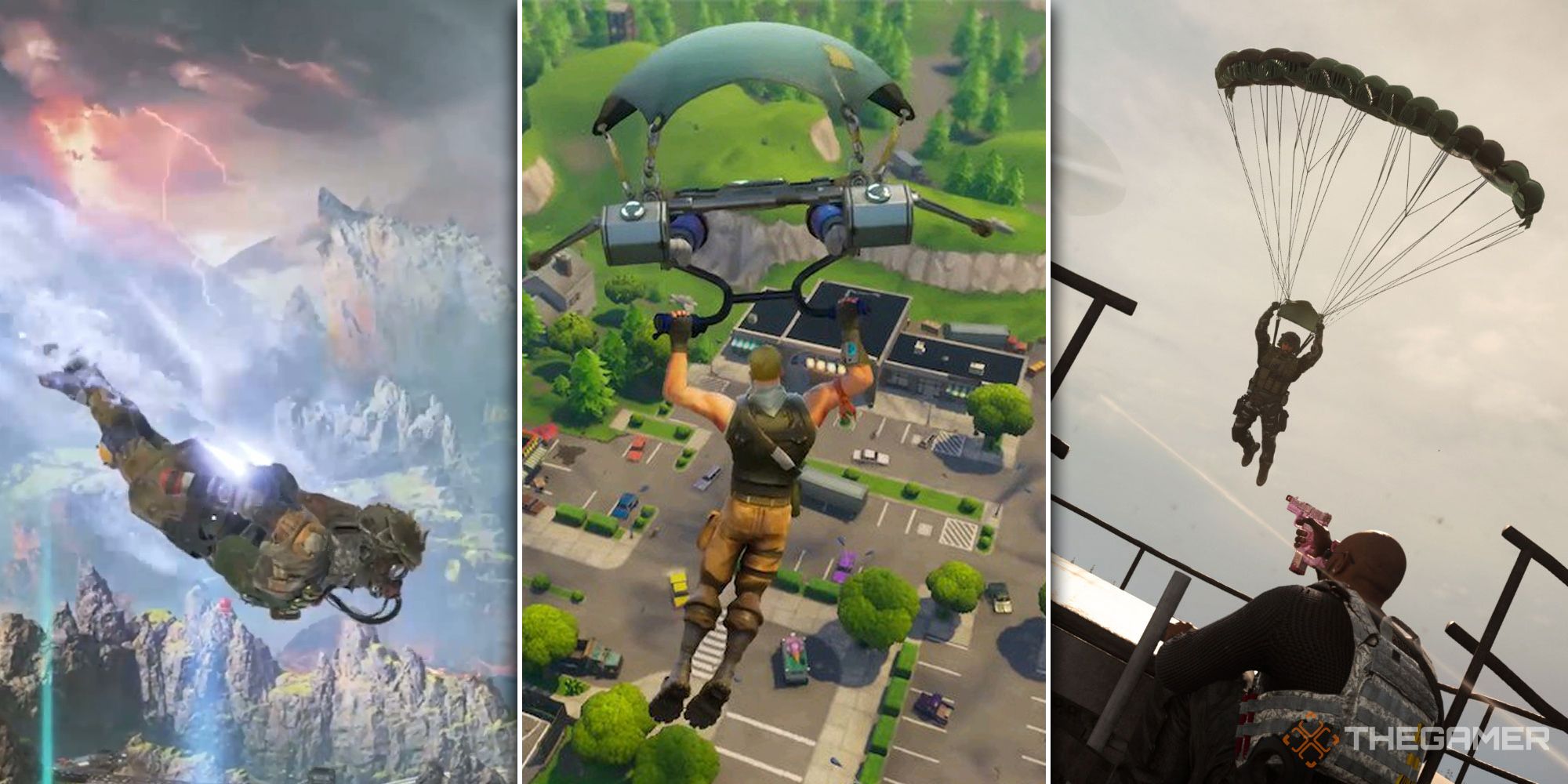 Battle Royale Parachuting