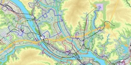 CSL Map View in Cities: Skylines