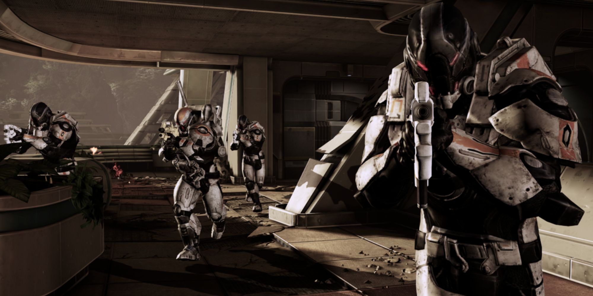 Cerberus Soldiers attacking SurKesh