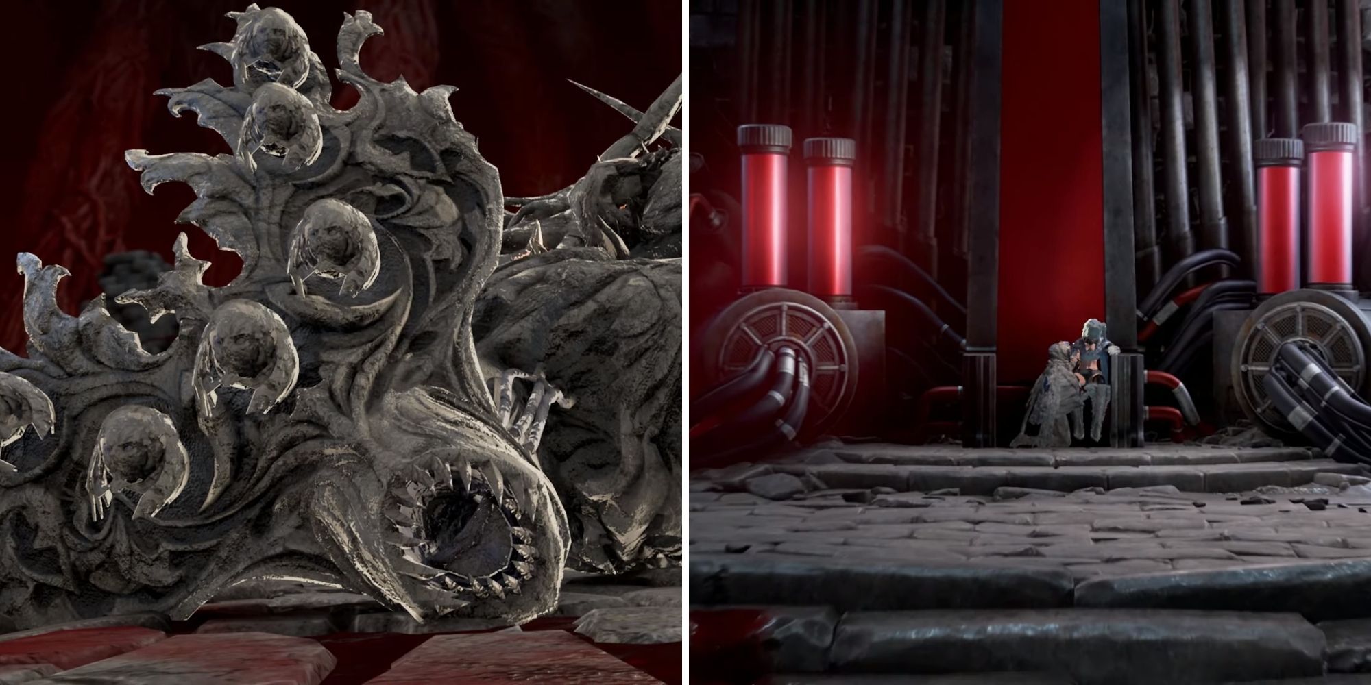 Code Vein - Eternity Ending -  The final boss defeated - The Protagonist sitting on the throne