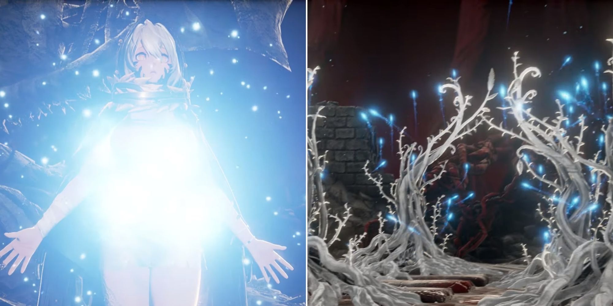 Code Vein - The Dweller In The Dark ending -  Io absorbing the relics - The Bloodspring tree growing