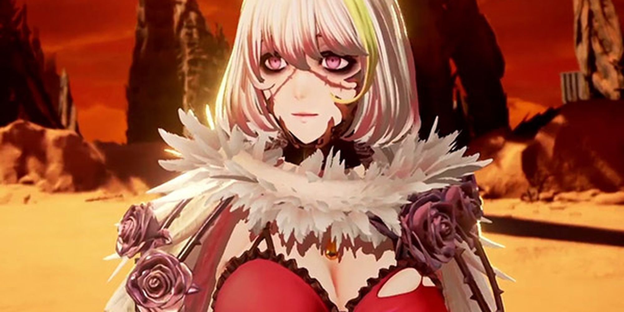 Eva from Code Vein in the desert