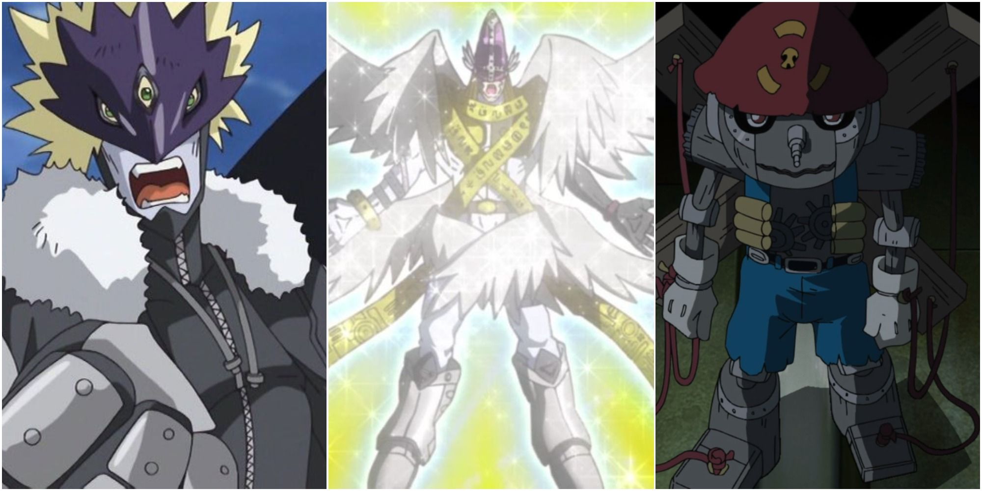 Digimon Humanoid Beelzemon Magnangemon Puppetmon anime