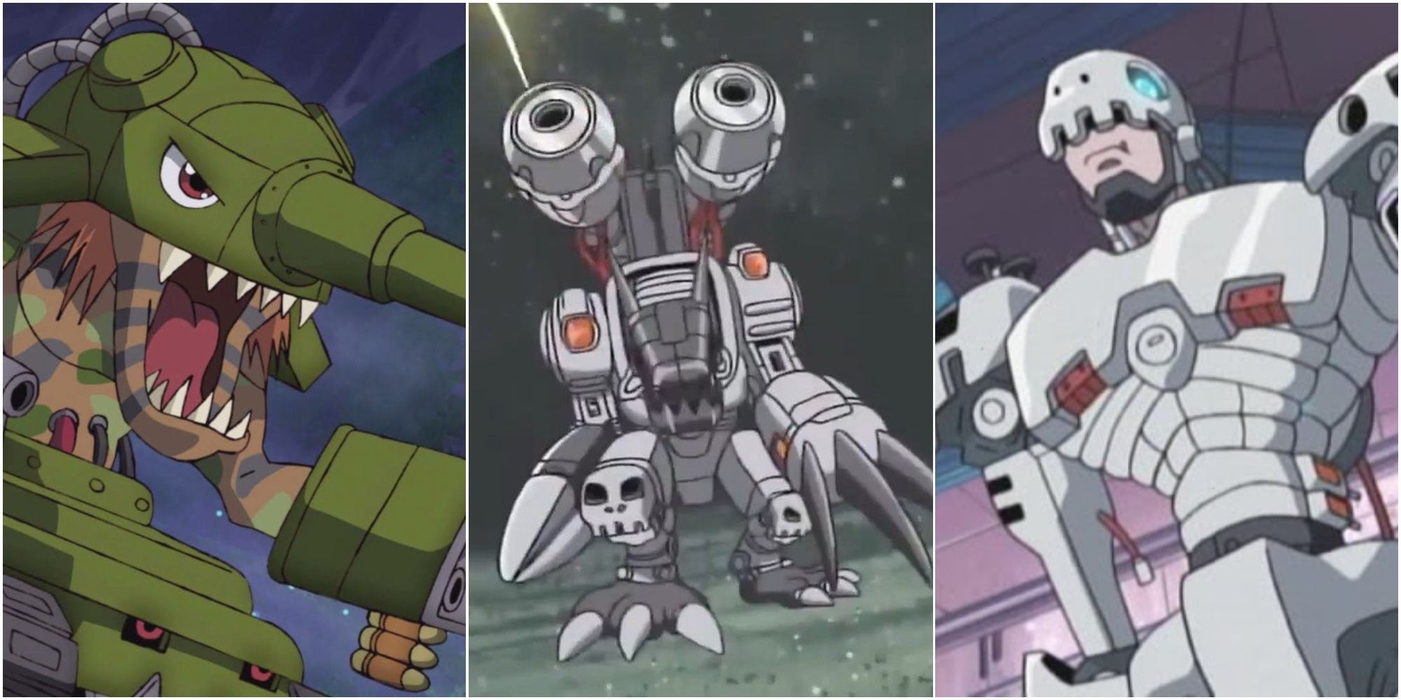 Digimon Tankmon Machinedramon Andromon anime