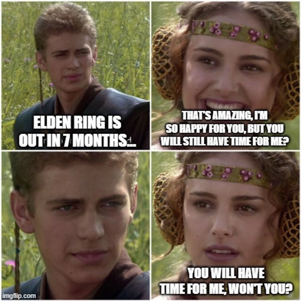 Elden Ring time for me meme