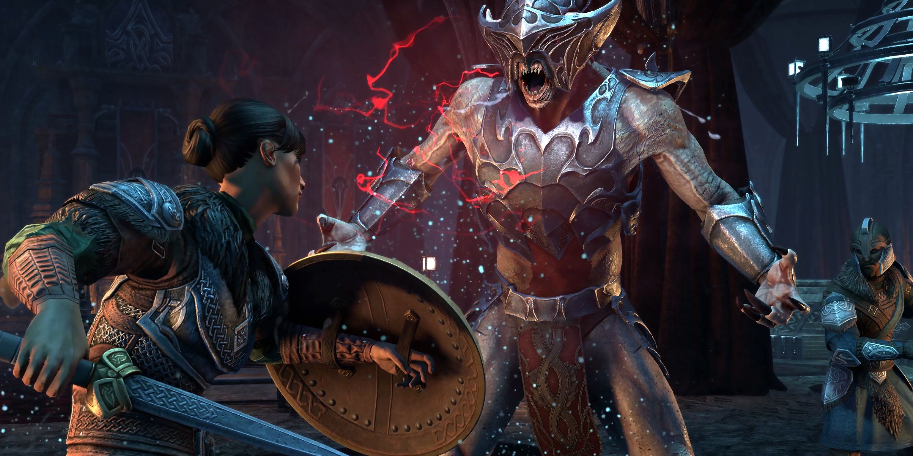 Elder Scrolls Online Player Fights Daedra