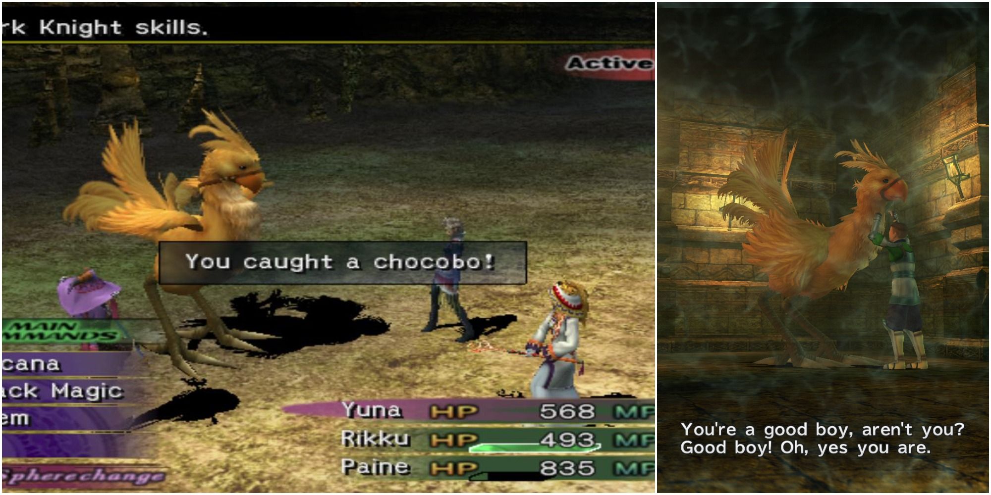 FF X-2 Chocobo Battle